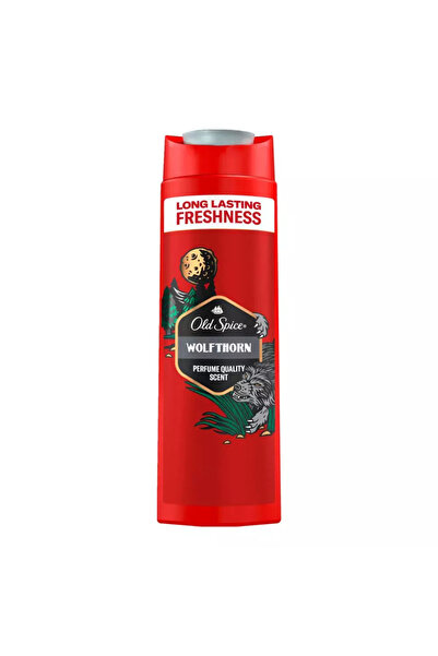 Old Spice غسول وولفثورن 3 في 1 للشعر والوجه والجسم لانتعاش يدوم طويلاً - 400 مل