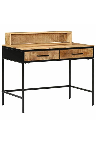 vidaxl Masă de consolă cu sertar cu depozitare Maro 100 x 55 x 89.5 cm