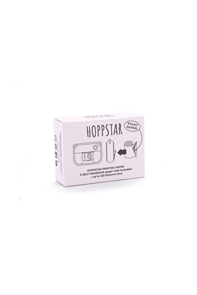 Hoppstar Θερμικοί Αυτοκόλλητοι Κύλινδροι Λευκοί 3 τεμάχια. για Κάμερα Καλλιτέχνη