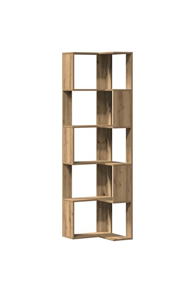 vidaxl Bibliotecă 5 nivel stejar artizanal 50x50x179 cm lemn prelucrat