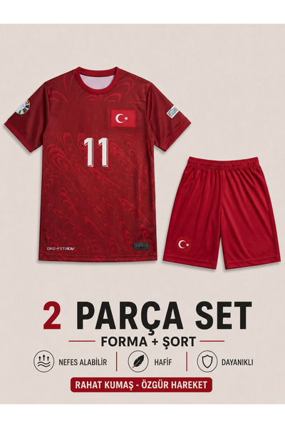 Genel Markalar KENAN YILDIZ FİFA WORLD CUP TÜRKİYE ÇOCUK KIRMIZI FUTBOL FORMA...