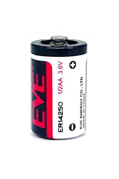 Asil Acar Home Eve Er14250 1/2aa Size 3.6v 1200 Mah Şarjsız Li-socl2 Lithium Pil