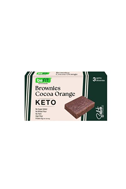 Salute Salut Keto Brownies Sweetened with Erythritol 120g 3 Pieces