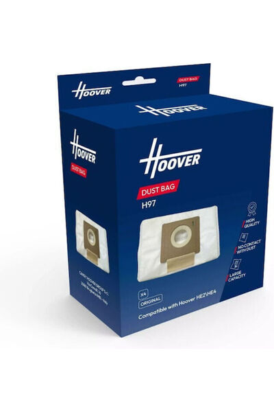 Hoover Σακούλες ηλεκτρικής σκούπας 4 τεμάχια Συμβατές με ηλεκτρική σκούπα Κωδ...