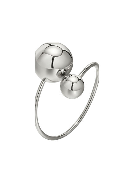 Black Season Double Ball Gold Ring