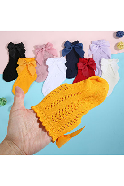Superbaby Sosetele cu model din tesatura si fundita (pret 1 buc, modele diver...