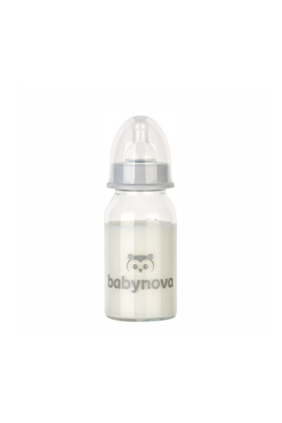 Baby Nova Μπιμπερό Γυάλινο 120 ml Μέντα
