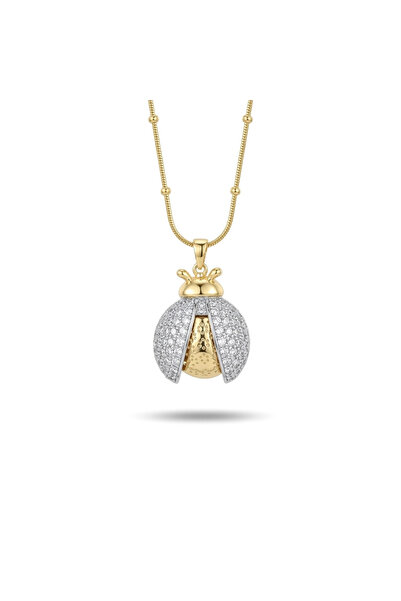 h&b design jewel Steel Double Color Bee Necklace