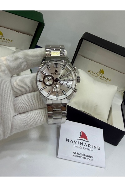 Navimarine ERKEK KOL SAATİ ÇELİK KASA ÇELİK KORDON