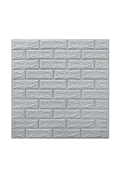 DAMUR Set de 10 plăci de tapet decorativ 3D autoadezive, PVC, 70x77 cm, Grosi...