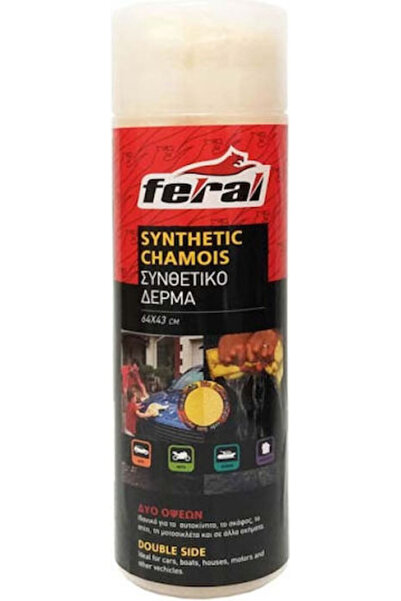 Feral Συνθετικό Δέρμα Καθαρισμού Αυτοκινήτου 64x43εκ. Κωδικός: 25209