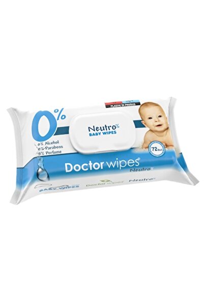 DOCTOR WIPES Μωρομάντηλα, 72 τεμάχια, χωρίς άρωμα, με καπάκι