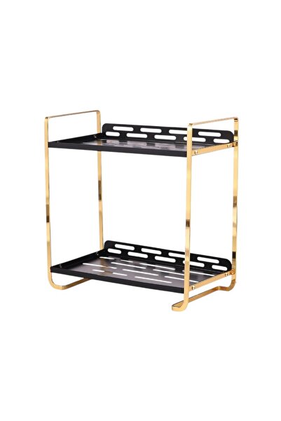 Tradesor Ράφι οργάνωσης καλλυντικών - MZY502B - 170257 - Μαύρο/Χρυσό