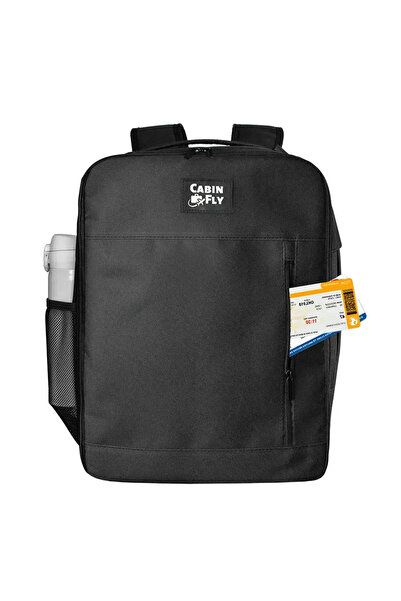 CABINFLY Σακίδιο Ταξιδιού Χειραποσκευή 40x30x20 Pacemaker CF003. Μαύρο 24 λίτρα
