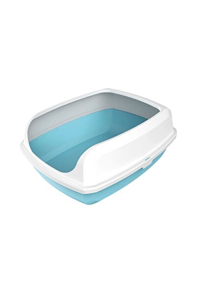 Pet Interest Λεκάνη Γάτας Easy Semi-Closed Μπλε 50.5×37.5×19.5cm
