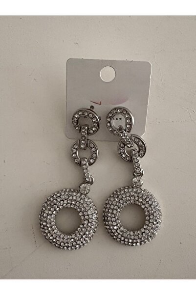 ELUNE İSTANBUL & Milano Silver Color Zircon Stone Earrings