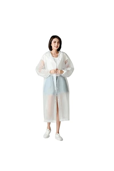DAMUR Raincoat for Adults 150-180 cm, made of EVA, Waterproof, Windproof, Sna...