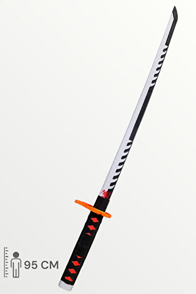 Artivo Tanjiro Kamado Katana Sword Demon Slayer Kılıç 95 cm Katlanabilir Açıl...