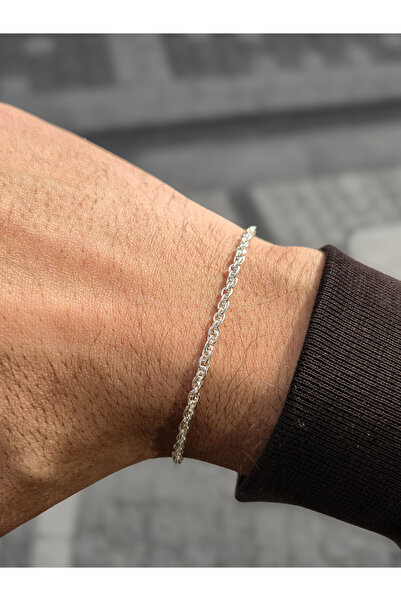 DNA 925 Ayar Gümüş Unisex Bileklik