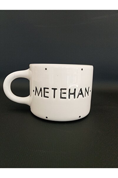 Zümrüdüanka Seramik Handmade Ceramic Mug Personalized with Men's Names