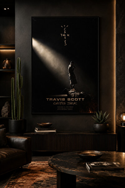 dwarıa Travis Scott Cactus Jack Poster | Rap & Hip Hop Duvar Dekorasyonu | Pr...