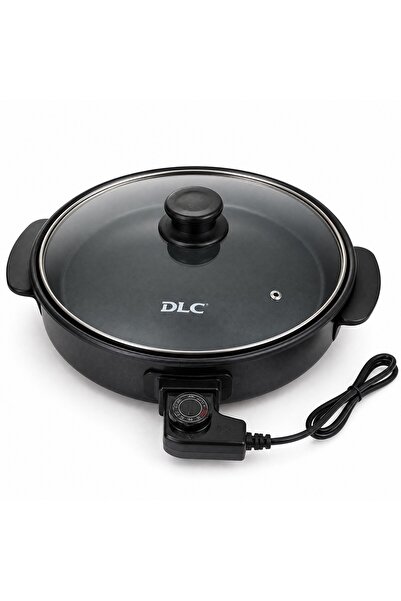 Generic Dlc Electric Skillet with Glass Lid and Detachable Temperature Contro...