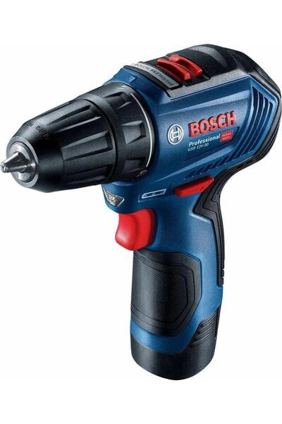 Bosch GSR 12V-30 2Ah ÇİFT AKÜLÜ DELME VİDALAMA MAKİNASI