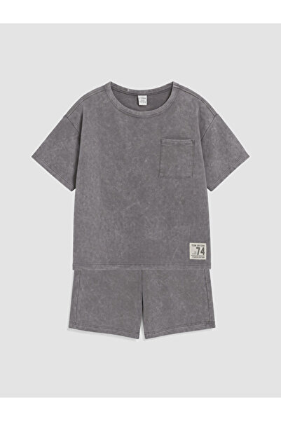 LC Waikiki Quality Parts Printed Boys' T-Shirt and Shorts Set from Çelebi Store