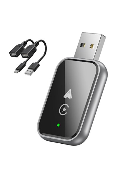 DD Daden Adaptor Wireless CarPlay și Android Auto 2 în 1, Dongle USB Plug and...