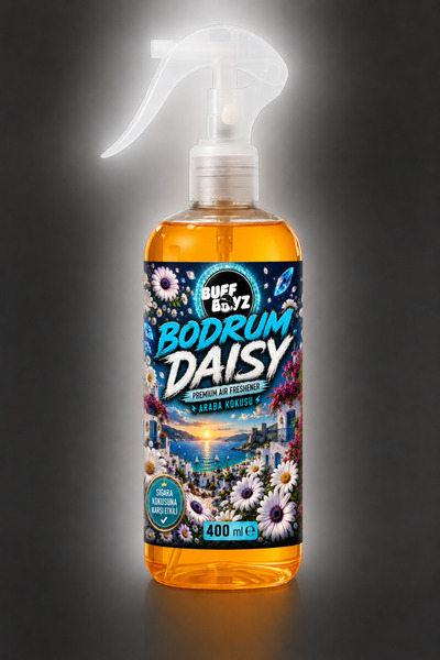 Araba Kokusu -Bodrum Daisy- Sigara Kokusuna Karşı Etkili Uzun Süre Kalıcı Sprey Oto Parfümü 400 ml |