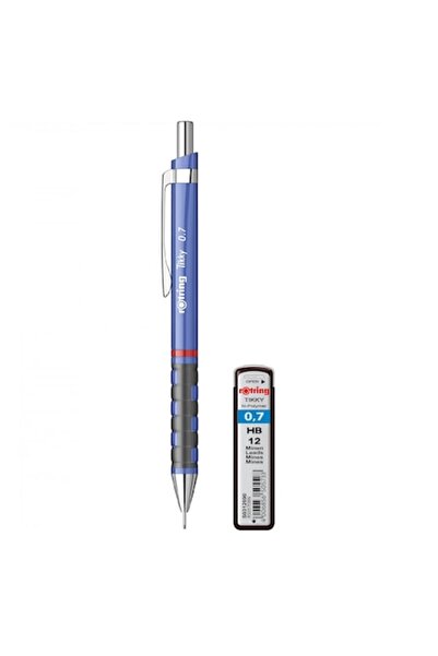 Rotring Creion mecanic 0.7, Rotring, culoare iris, cu set de mine HB 0.7