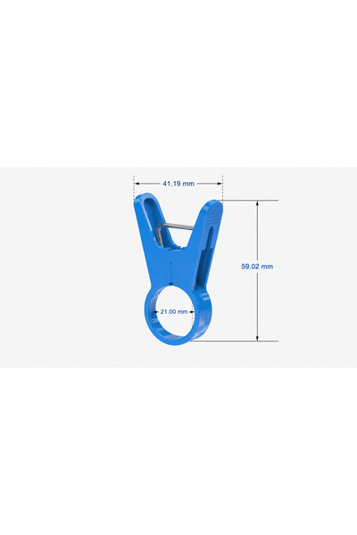 Bitki Bağlama Destek Mandalı MAVİ 1 Adet 21cm
