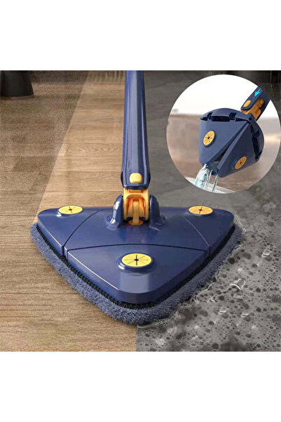 Vivendo Mop cu cap triunghiular, reglabil, rotire 360 grade