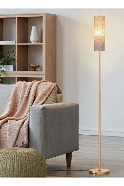 Baytvibes مصباح أرضي ذهبي عصري بتصميم إسكندنافي مع 3 درجات حرارة لونية وإضاءة...
