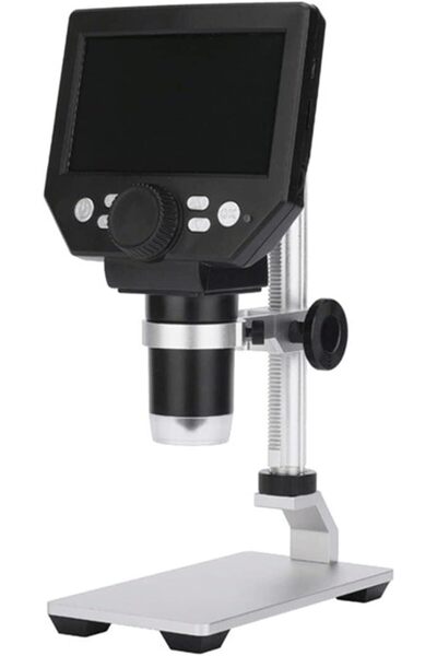 Vivendo Microscop digital LCD 4.3” HD, 8MP, zoom 1-1000X, 8 LED-uri, baterie ...