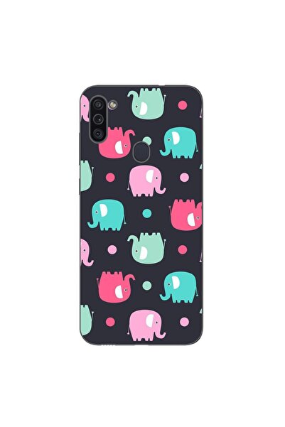 OEM Husa compatibila cu Samsung Galaxy A11 Silicon Gel Tpu Model Pattern Elefant