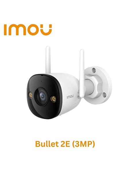 Imou Bullet 2E 3MP Outdoor Wi-Fi IP Camera, 2.8mm Lens, Color Night Vision, I...