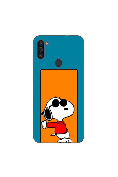 OEM Калъф, съвместим със Samsung Galaxy A11, силиконов гел TPU, модел Снупи