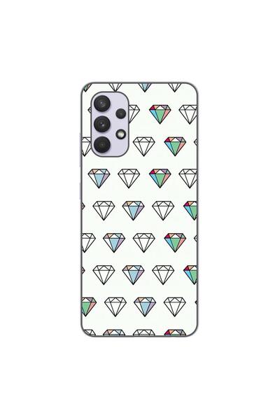 OEM Husa compatibila cu Samsung Galaxy A32 5G Silicon Gel Tpu Model Diamonds ...