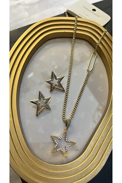 gozdeasutayaccessory Star Pendant Earrings