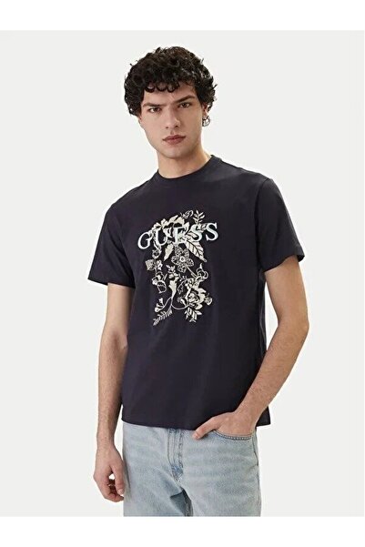 Guess Jersey Erkek Regular Fit T-Shirt