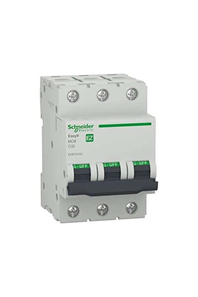 SCHNEIDER Disjunctor, 3P 32A curba C, 4500A, Schneider, alb / EZ9F32332
