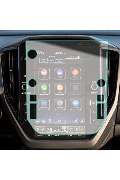 ael-tech Subaru Forester Compatible Navigation 9H Nano Screen Protector 2025-...