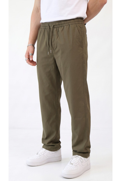 STRAVON Men's Khaki Parachute Fabric Ultra-Lightweight and Thin Loose-Fit Com...