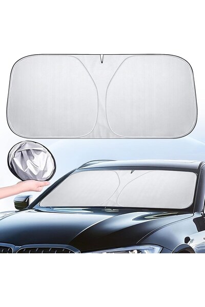 NKT GROUP 140x79 cm Parasolar pliabil pentru parbrizul mașinii Parasolar inte...
