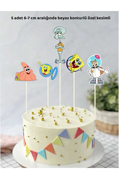 Sinek Kupası Tasarım Spongebob Birthday Cake Decoration Birthday Ornament