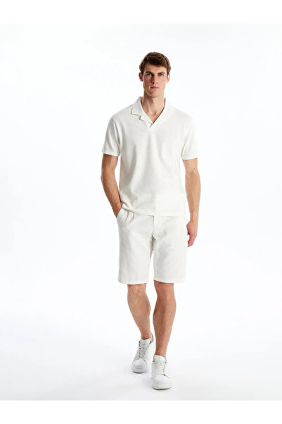 LC Waikiki White Polo Neck Men's T-Shirt