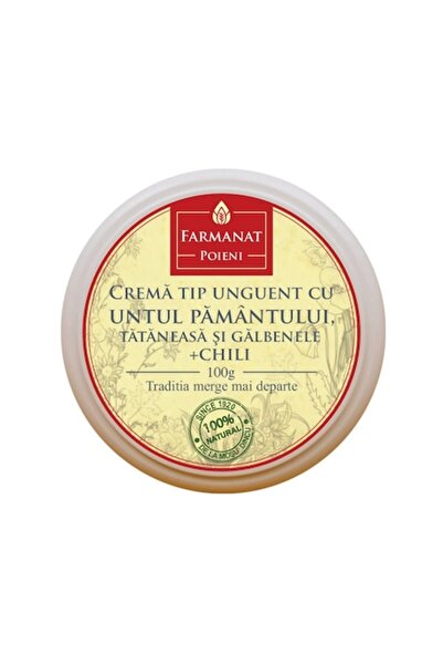 FARMANAT POIENI Cream Ointment with Untul Pamantului, Marigolds, Comfrey and ...