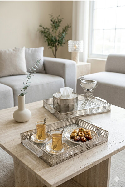 Generic High-End Hospitality Set Includes Serving Tray Set + Tissue Box + Inc...