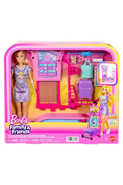 Barbie Travel Oyun Seti ve Oyuncak Bebek JMJ49